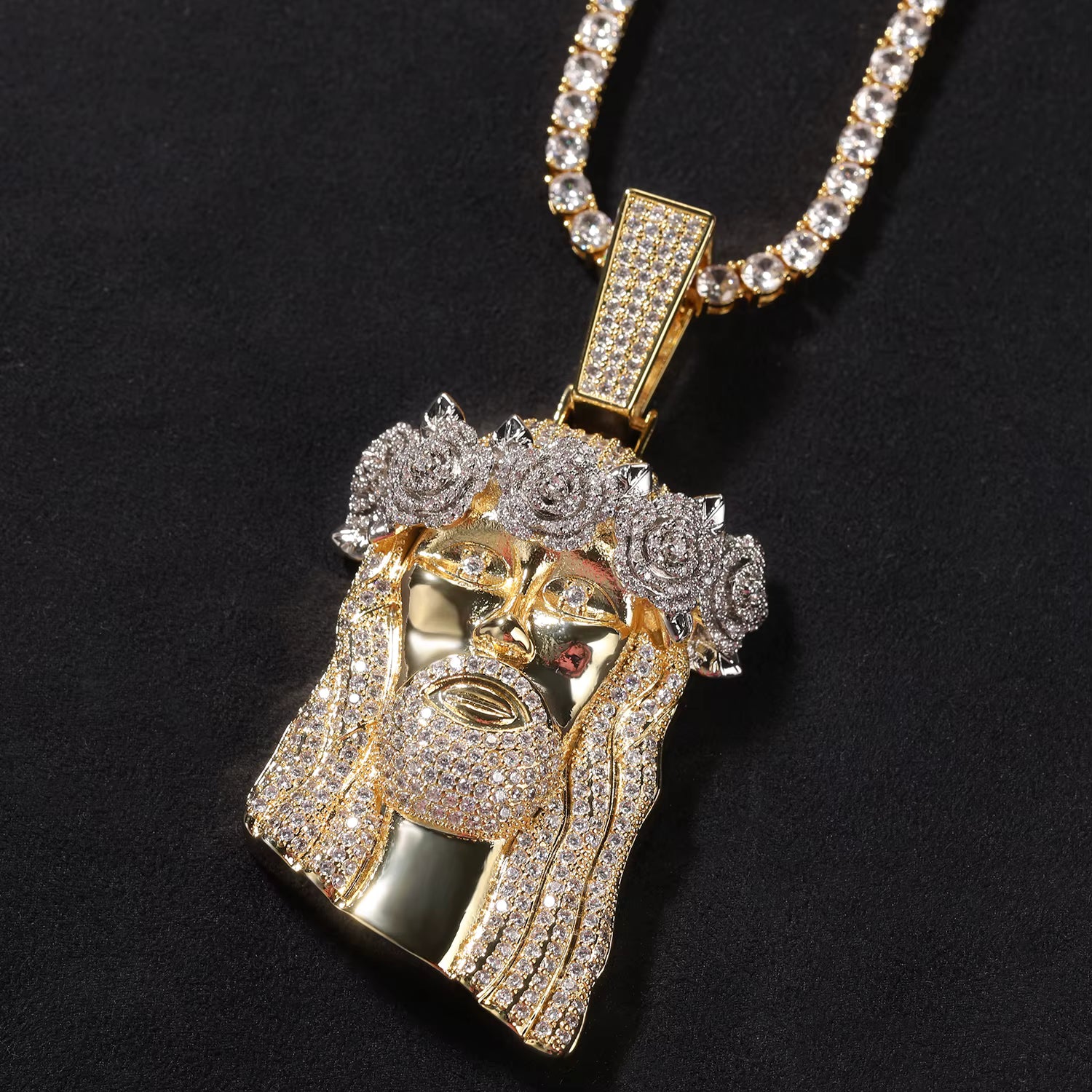 Jesus Crown Necklace