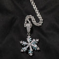 Winter Star Snowflake Necklace
